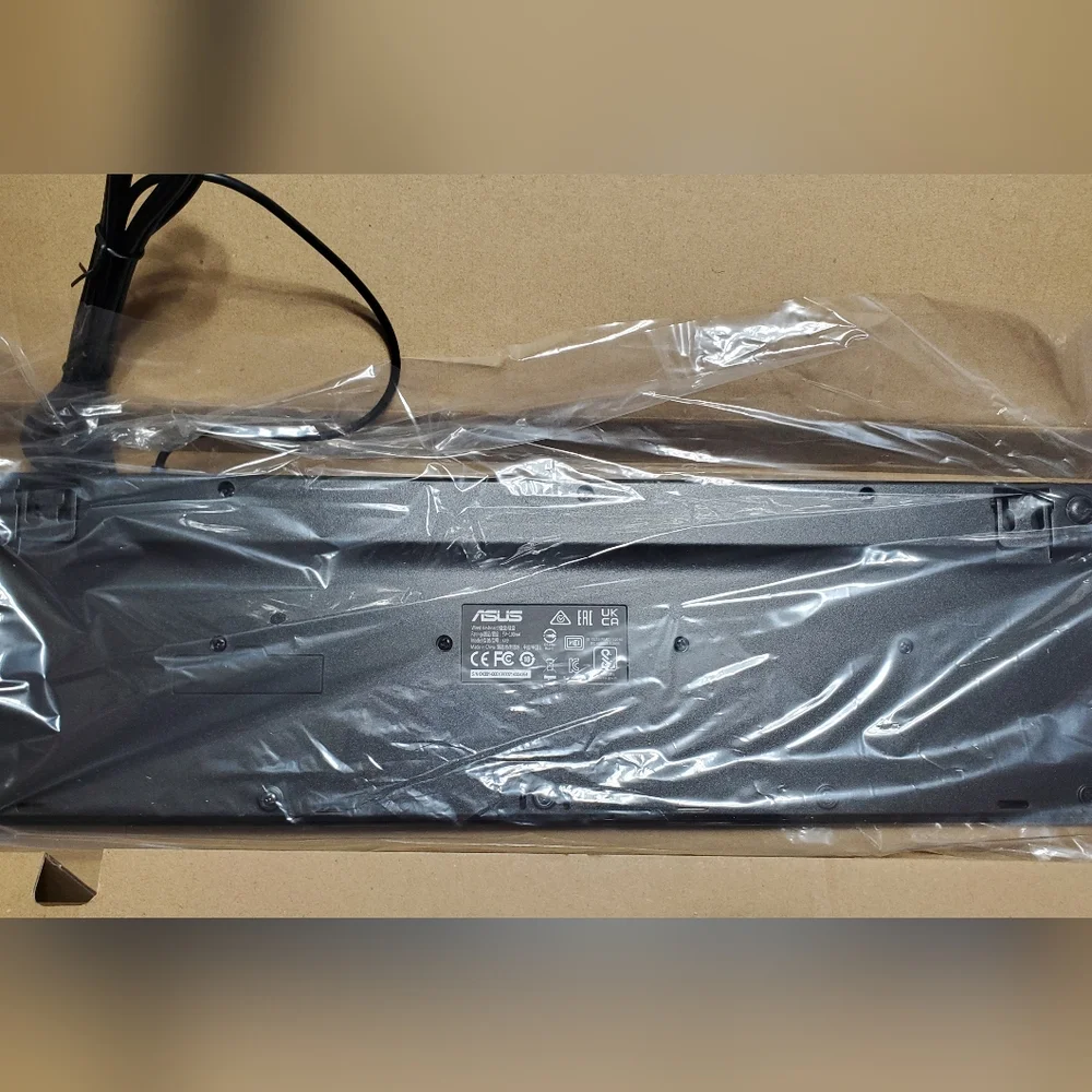 ASUS (New In Box) Black Wired Keyboard, Model K49